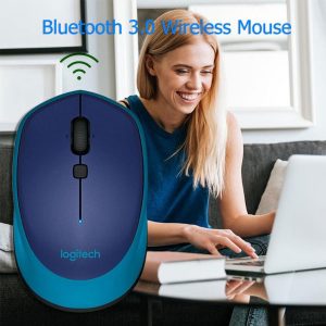 Logitech M535 Bluetooth Wireless Mouse - Blue - Image 6