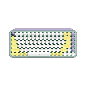 Logitech POP Keys Wireless Mechanical Emoji Keyboard - Purple