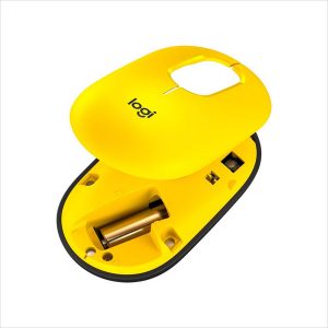 Logitech POP Wireless Mouse with Emoji Button Function - Yellow - Image 4