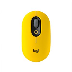 Logitech POP Wireless Mouse with Emoji Button Function - Yellow