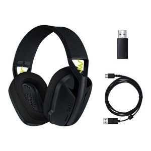 Logitech G435 LIGHTSPEED Wireless Gaming Headset - Black and Neon Yellow