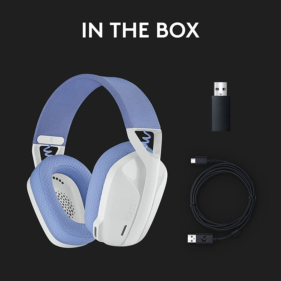 Logitech G435 Ultra-light Wireless Bluetooth Gaming Headset - Off White ...