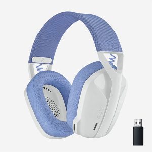 Logitech G435 LIGHTSPEED Wireless Gaming Headset - Off White and Lilac