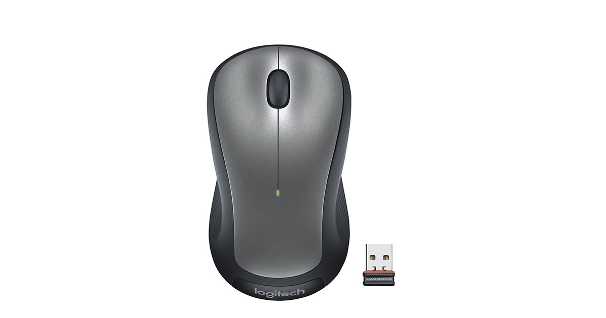 Logitech M310 Wireless Mouse with Ambidextrous Design - Setra