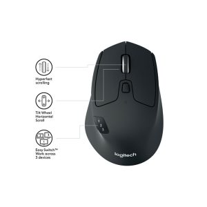 Logitech M720 Triathlon Multi-Computer Wireless Mouse - Image 4