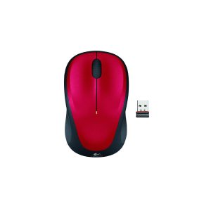 Logitech M235 Wireless Mouse - Red