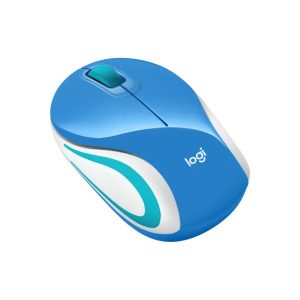 Logitech M187 Mini Wireless Mouse - Blue