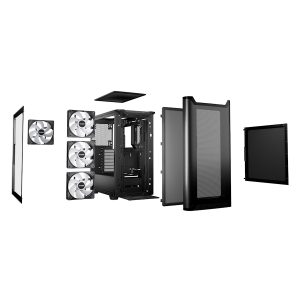 CASE BE QUIET! ATX Mid-Tower Pure Base 501 DX ARGB - Black - Image 6