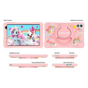 Teclast P85T Kids 8'' HD 4GB/64GB, 2/0.3MP, 5000mAh, WiFi + Cover Pink - Image 4