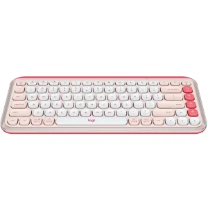 Logitech POP Icon Keys Bluetooth Keyboard - Lilac & Off White