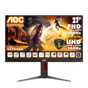 AOC U27G4XM 27" 160Hz 1ms Fast IPS UHD MiniLED Gaming Monitor
