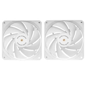 Mars Gaming MF-NCLX2 Kit of 2x120mm Fans White