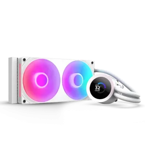 NZXT Kraken Plus 240 240mm RGB AIO Liquid Cooler - White