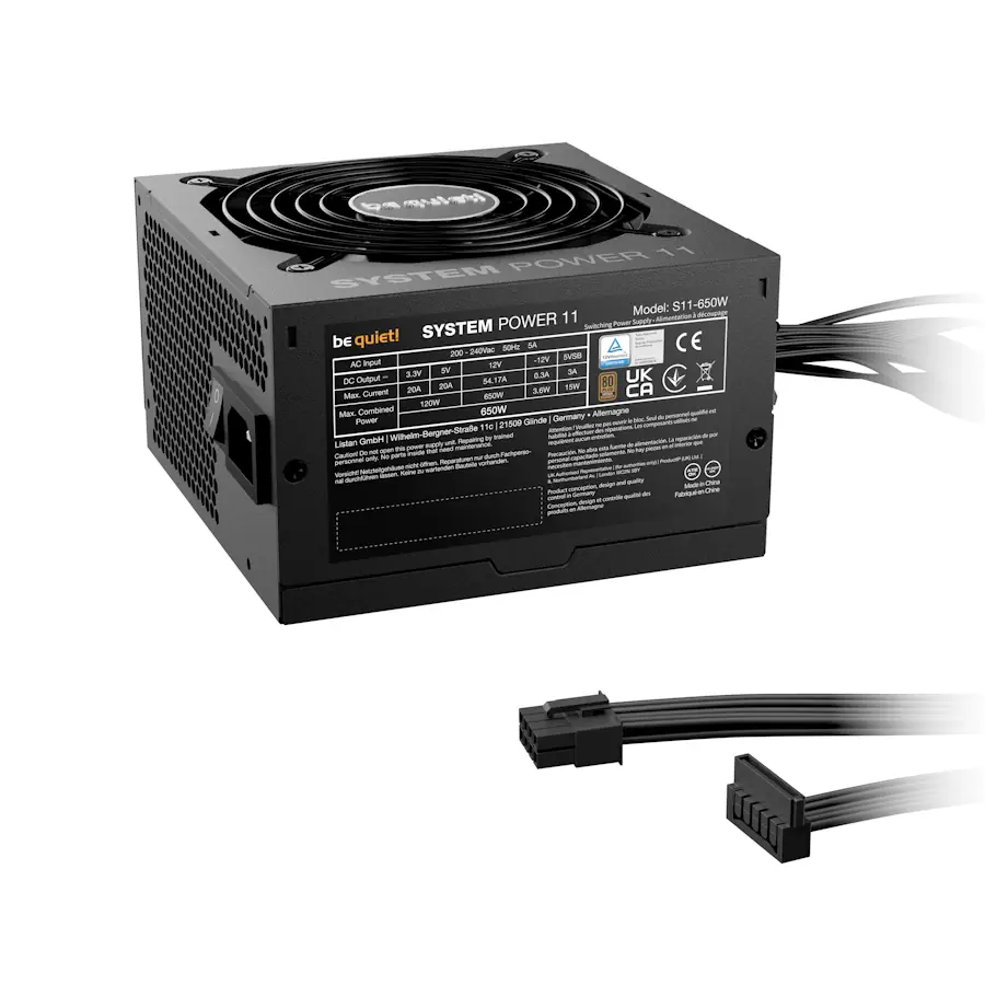 PSU 650W be quiet! SYSTEM POWER 11 80 Plus BRONZE 2