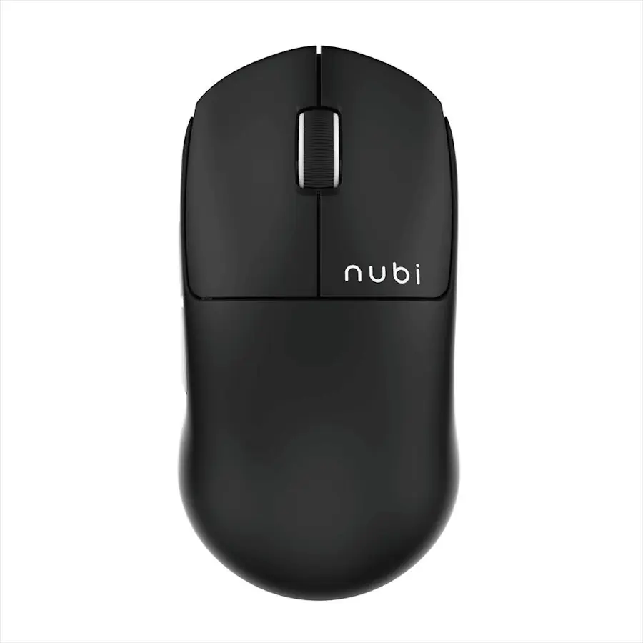 MOUSE WIRELESS NUBI NM1 SE, 2.4Ghz BLUETOOTH USB-C, 39g, 12000 DPI, 1000Hz 2