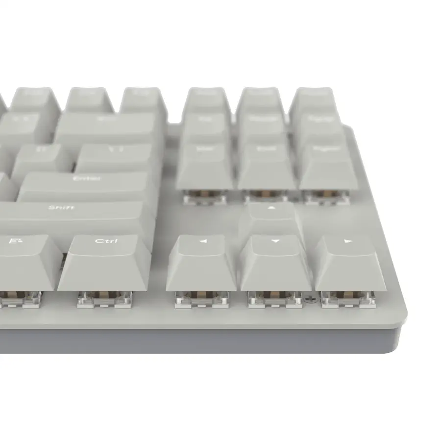NUBI NK87 TKL Mechanical Gaming Keyboard - White 2