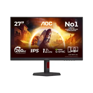 AOC 27G4ZR 27″ 260Hz 0.5ms IPS FHD Gaming Monitor